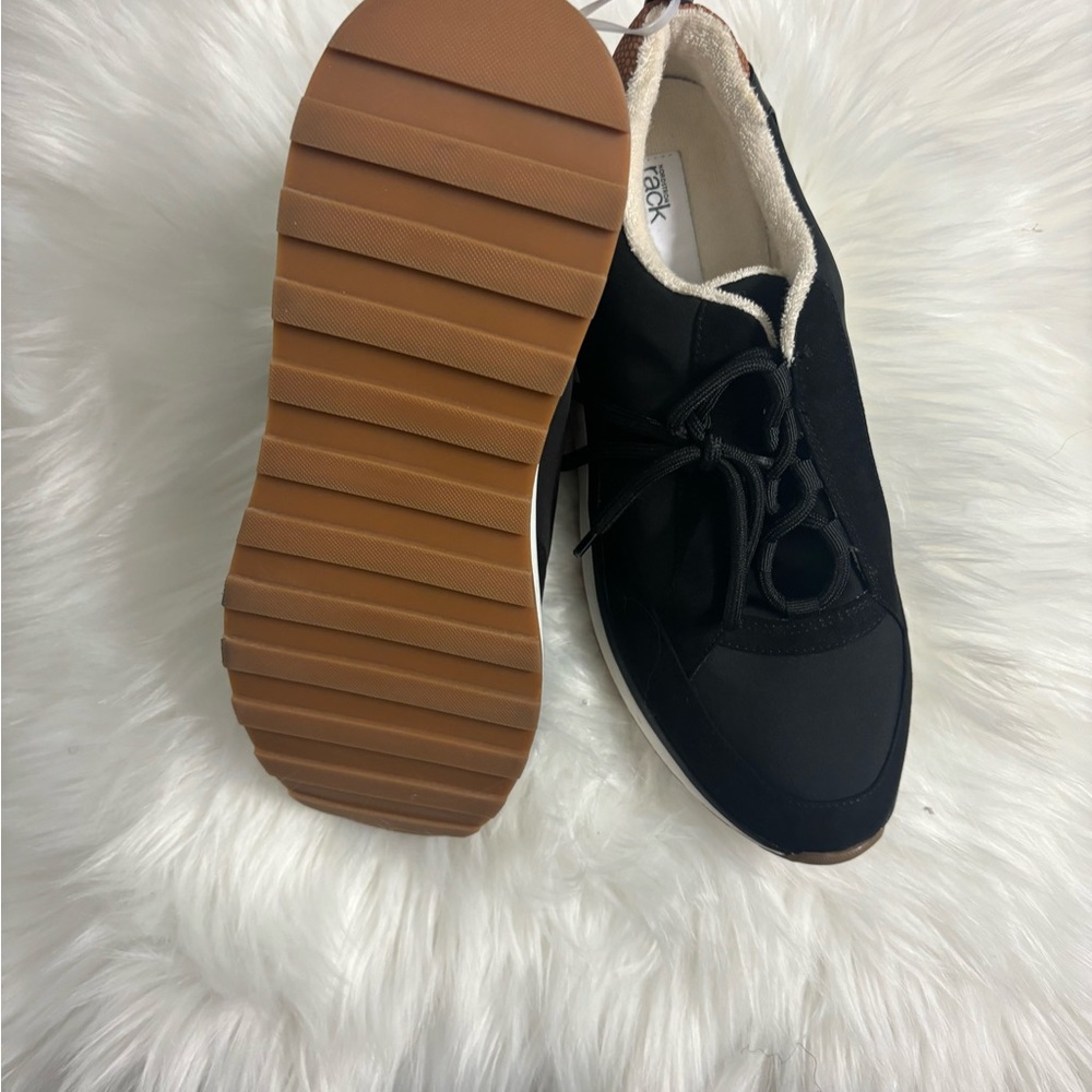 Nordstrom Black Sneakers with White Trim - Picture 3 of 3